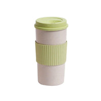 Eco-friendly Wheat Fiber Reusable Coffee Mug - 3 sizes