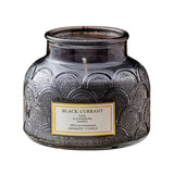 Embossed Glass Scented Soy Wax Candle