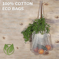 Reusable Cotton Mesh Grocery Bags