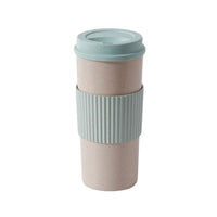 Eco-friendly Wheat Fiber Reusable Coffee Mug - 3 sizes