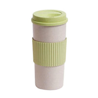 Eco-friendly Wheat Fiber Reusable Coffee Mug - 3 sizes