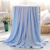 Bamboo Fiber Blanket - Blue