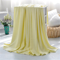 Bamboo Fiber Blanket - Yellow