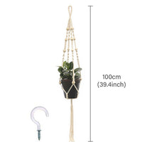 Twisted with Beads Macrame Plant Hange