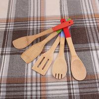 5PCS Bamboo Cooking Utensils