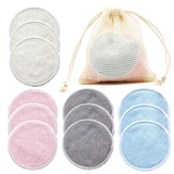 Reusable Bamboo Makeup Remover Pads 12pcs + Bag