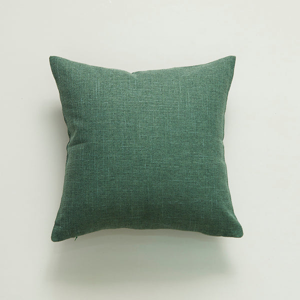 Cotton Hemp Cushion Cover - Green