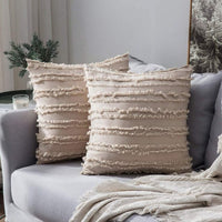 Linen Nordic Cushion Cover - Beige