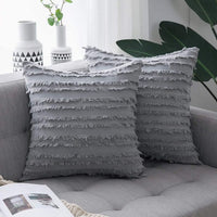 Linen Nordic Cushion Cover - Gray