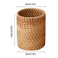 Handmade Rattan Tabletop Baskets