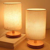 USB Powered Nordic Wood Table Lamp 