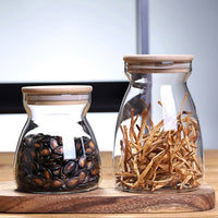 Bamboo Lid Storage Jars