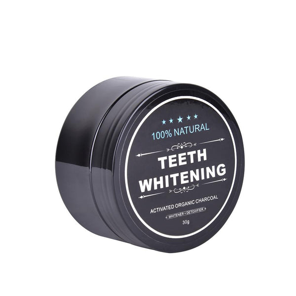 Activated Charcoal Tooth Powder with FREE Bamboo Toothbrush