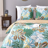 100% Pure Cotton Duvet Cover + Pillowcases - Tropical