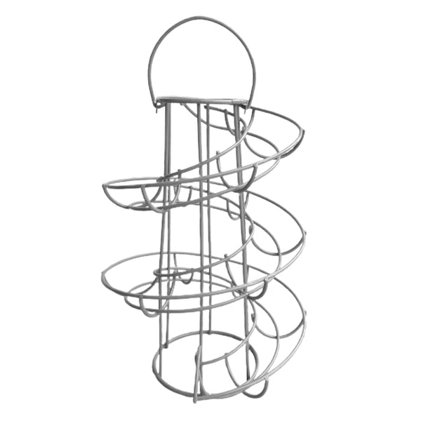 Toplife Spiral Design Metal Egg Skelter Dispenser Rack