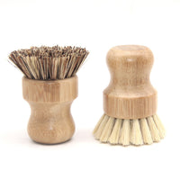 Bamboo pot brush