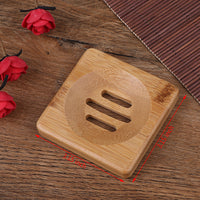 1Pc Natural Bamboo Soap Tray