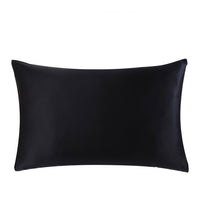 100% Natural Mulberry Silk Pillowcase - Black