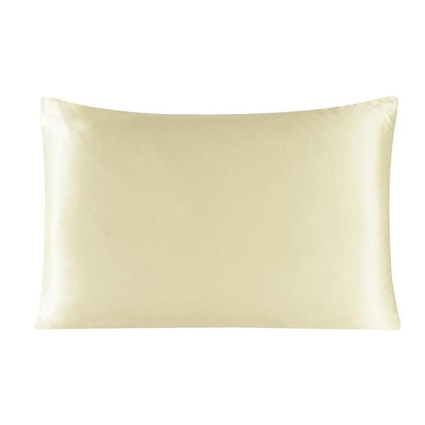 100% Natural Mulberry Silk Pillowcase - Beige